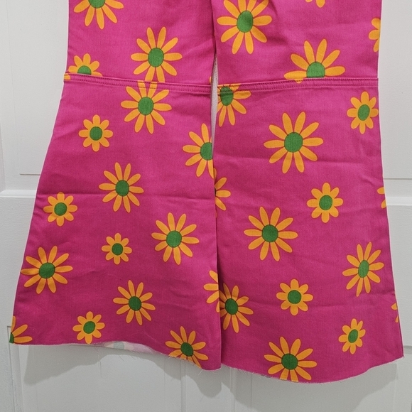 We The Free Youthquake Printed Crop Flare Jeans Size 29 - Picture 10 of 17